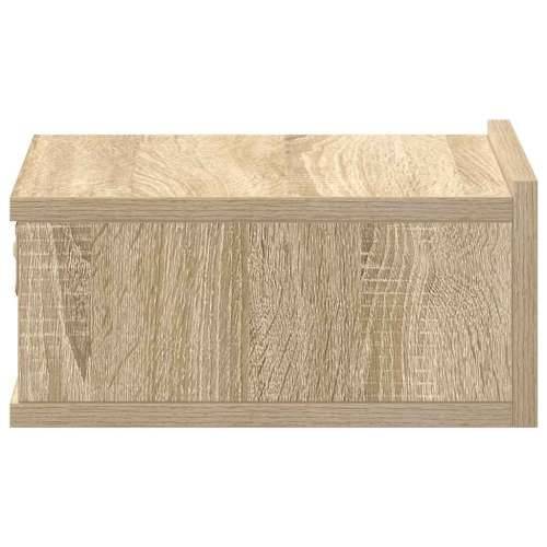 Viseći noćni ormarić boja hrasta 40x30x15 cm konstruirano drvo - sonoma hrast 1 Cijena