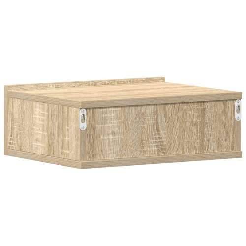 Viseći noćni ormarić boja hrasta 40x30x15 cm konstruirano drvo - sonoma hrast 1 Cijena