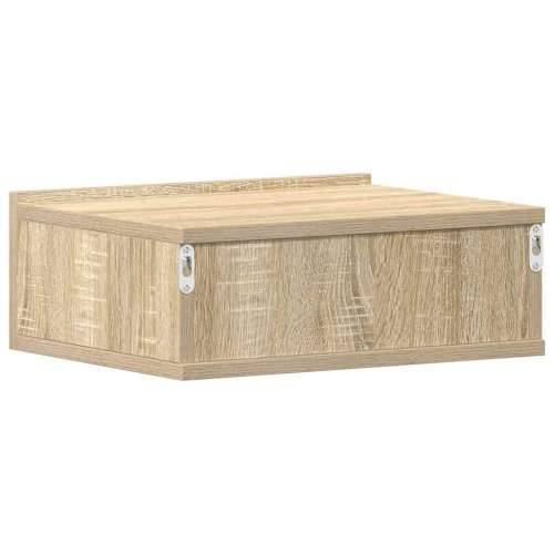 Viseći noćni ormarići 2 kom 40x30x15 cm konstruirano drvo - sonoma hrast 2 Cijena