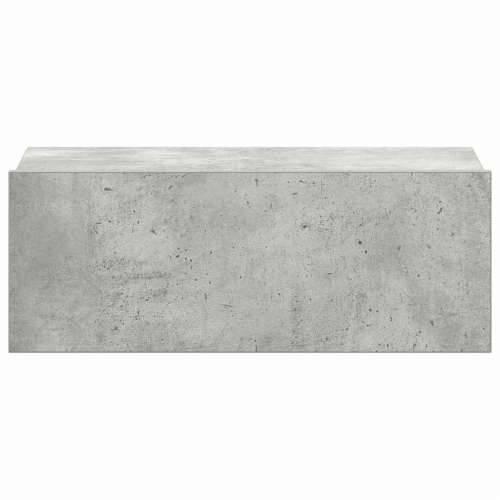 Viseći noćni ormarić 40x30x15 cm konstruirano drvo - Beton siva 1 Cijena