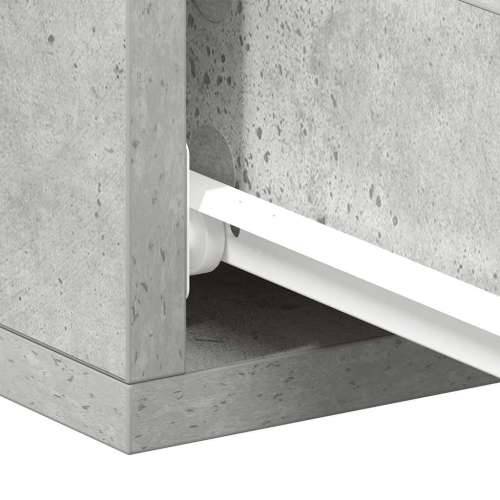 Viseći noćni ormarić 40x30x15 cm konstruirano drvo - Beton siva 1 Cijena