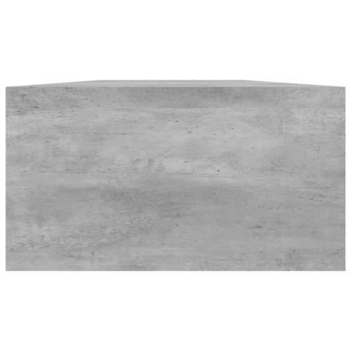 Stalak za monitor siva boja betona 100 x 24 x 13 cm od iverice Cijena