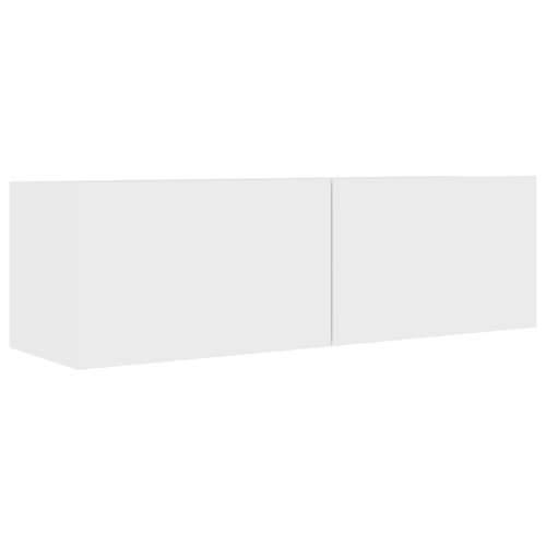 TV ormarić bijeli 100 x 30 x 30 cm od konstruiranog drva Cijena