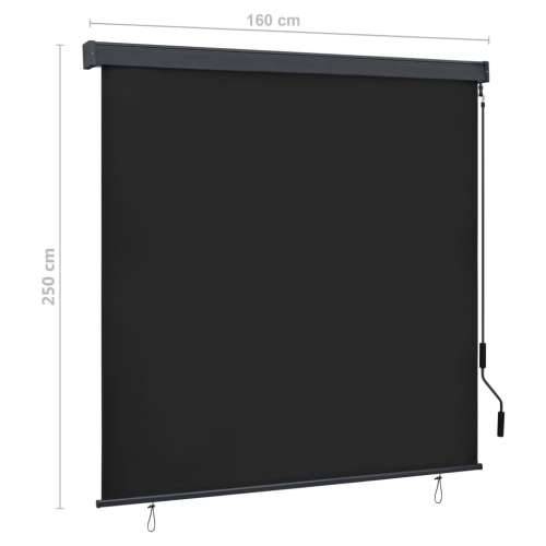 Vanjska roleta 160 x 250 cm antracit - Antracit 160 x 250 cm Cijena