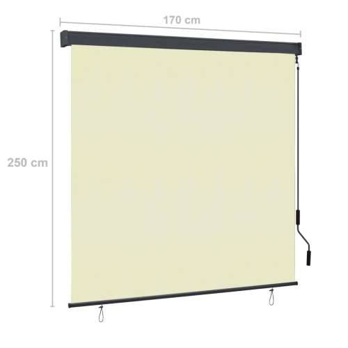 Vanjska roleta 170 x 250 cm krem - Krema 170 x 250 cm Cijena