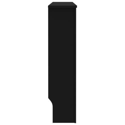 Pokrov za radijator crni 112 x 19 x 81,5 cm MDF Cijena