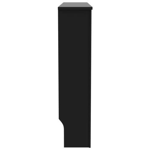Pokrov za radijator crni 112 x 19 x 81,5 cm MDF Cijena