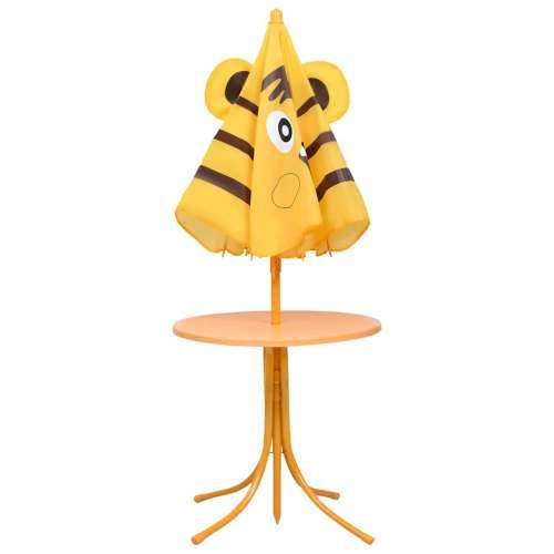 3-dijelni dječji vrtni bistro set sa suncobranom žuti - Žuta 3 Cijena