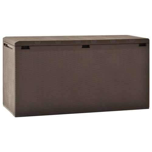 Vrtna kutija za pohranu smeđa 114 x 47 x 60 cm  - Smeđa 290 l Cijena