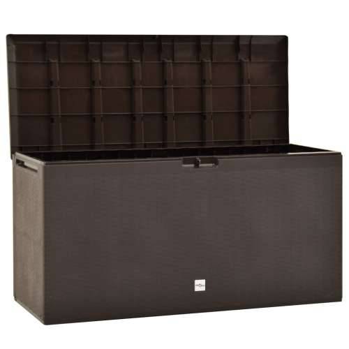 Vrtna kutija za pohranu smeđa 114 x 47 x 60 cm  - Smeđa 290 l Cijena