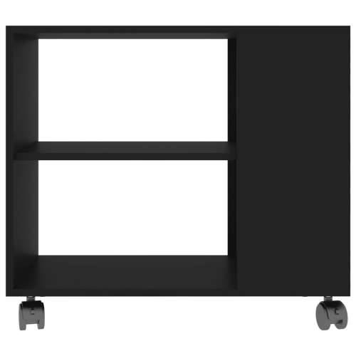 Bočni stolić crni 70 x 35 x 55 cm od konstruiranog drva Cijena