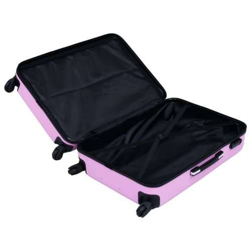 Čvrsti kovčeg s kotačima ružičasti ABS Cijena
