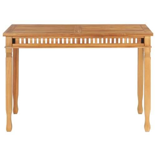 Vrtni stol - Blagovaonski stol 110 x 65 x 80 cm od masivne tikovine - 1 120 cm Cijena