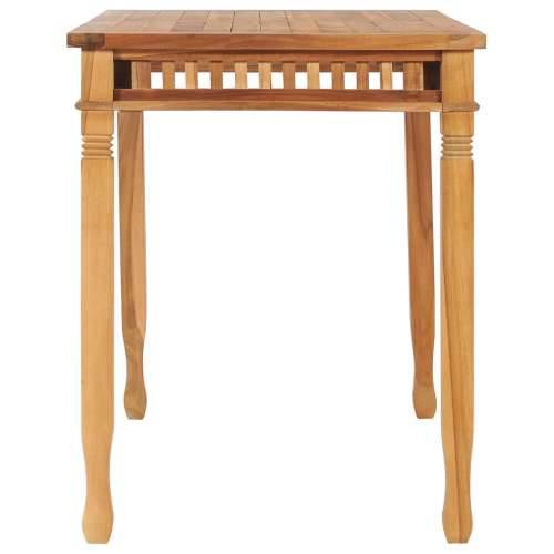 Vrtni stol - Blagovaonski stol 110 x 65 x 80 cm od masivne tikovine - 1 120 cm Cijena