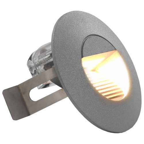Vanjske LED zidne svjetiljke 6 kom 5 W srebrne okrugle - 6 Okruglo Cijena