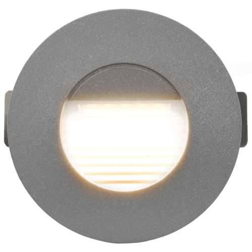 Vanjske LED zidne svjetiljke 6 kom 5 W srebrne okrugle - 6 Okruglo Cijena