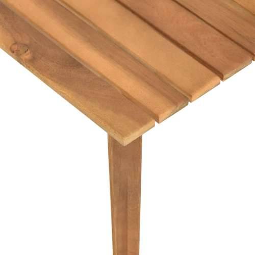 Vrtni stolić za kavu 60 x 60 x 36 cm masivno bagremovo drvo Cijena