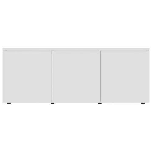 TV ormarić bijeli 80 x 34 x 30 cm od konstruiranog drva - Bijela 1 Cijena