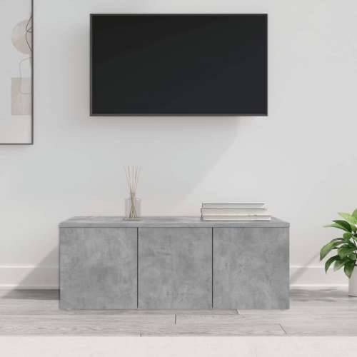 TV ormarić siva boja betona 80 x 34 x 30 cm konstruirano drvo Beton siva 1 Cijena