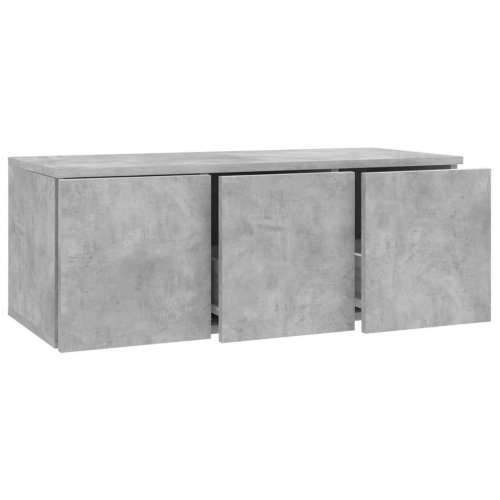 TV ormarić siva boja betona 80 x 34 x 30 cm konstruirano drvo - Beton siva 1 Cijena