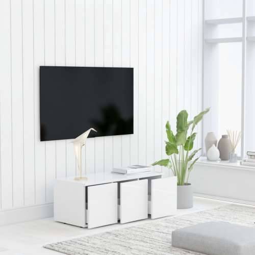 TV ormarić visoki sjaj bijeli 80 x 34 x 30 cm od iverice Cijena