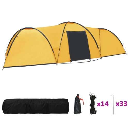 Iglu šator za kampiranje 650 x 240 x 190 cm za 8 osoba žuti Cijena