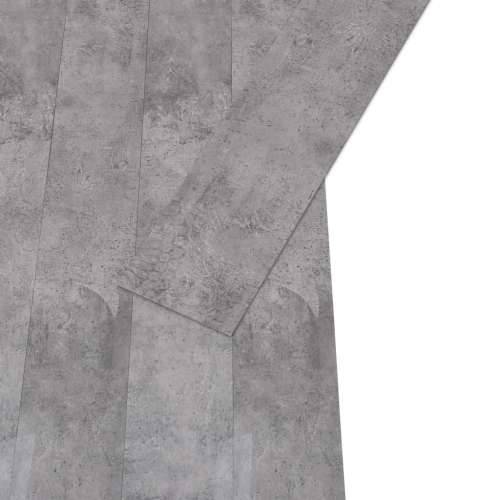 Podne obloge od PVC-a 5,02 m² 2 mm samoljepljive cementno smeđe Cijena
