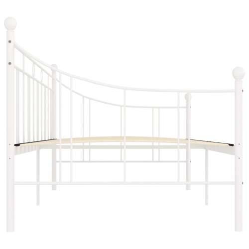 Okvir za dnevni ležaj bijeli metalni 90 x 200 cm - Bijela 90 x 200 cm Cijena