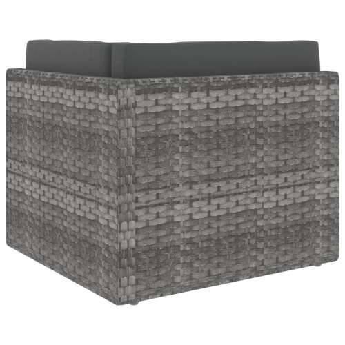 Modularna kutna sofa od poliratana siva - Siva 1 kutna sofa Cijena