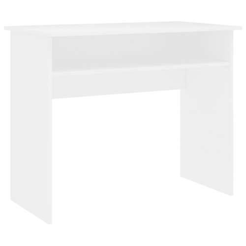 Radni stol bijeli 90 x 50 x 74 cm od iverice Cijena