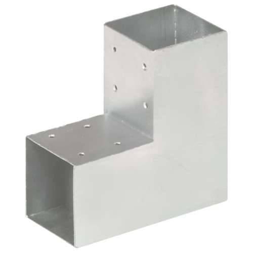 Spojnik za stupove u L-obliku od pocinčanog metala 91 x 91 mm - 91 x 91 mm 1 Oblik slova L Cijena