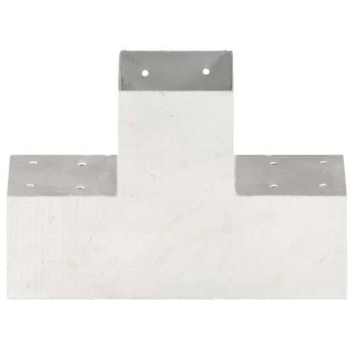 Spojnici za stupove u X-obliku 4 kom pocinčani metal 101x101 mm - 101 x 101 mm 4 Oblik slova X Cijena