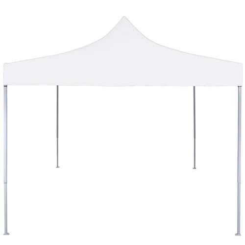 Profesionalni sklopivi šator za zabave 3 x 3 m čelični bijeli Cijena