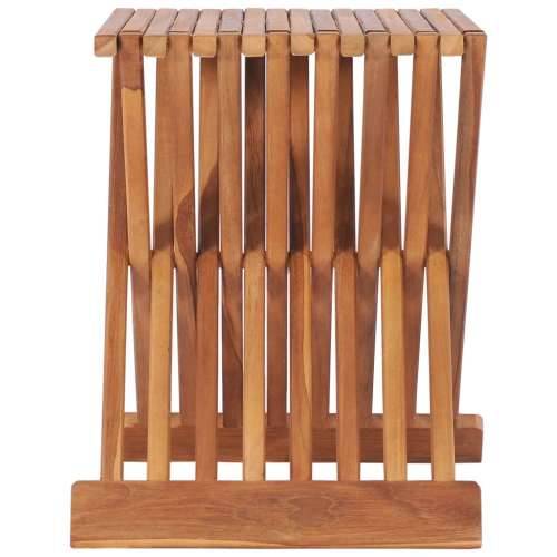 Sklopivi stolac 40 x 32 x 45 cm od masivne tikovine Cijena