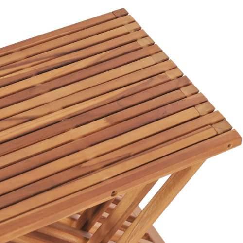 Sklopivi stolac 40 x 32 x 45 cm od masivne tikovine Cijena