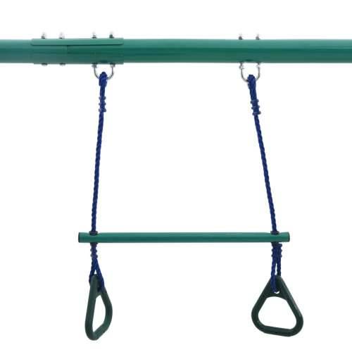 Set ljuljački s gimnastičkim karikama i 4 sjedala čelični Cijena