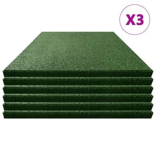 Ploče za zaštitu od pada 18 kom gumene 50 x 50 x 3 cm zelene Cijena