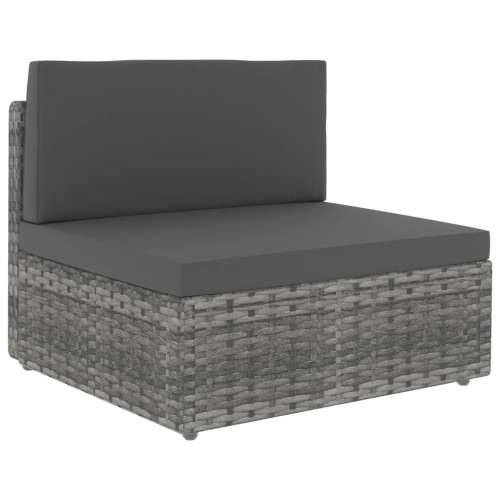 Modularna srednja sofa od poliratana siva - Siva 1 srednja sofa Cijena