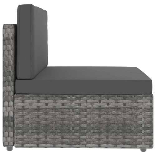 Modularna srednja sofa od poliratana siva - Siva 1 srednja sofa Cijena