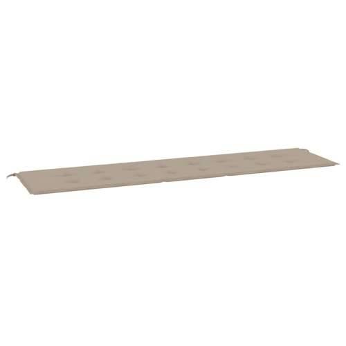 Jastuk za vrtnu klupu smeđesivi 200x50x4 cm tkanina Oxford - Sivo-smeđa 200 x 50 x 3 cm 1 Cijena