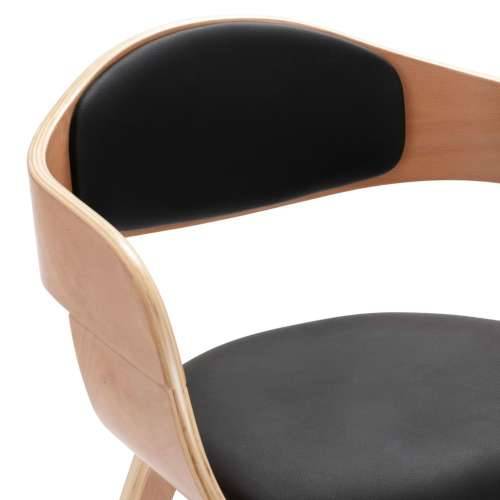 Blagovaonske stolice 2 kom od savijenog drva i umjetne kože Cijena