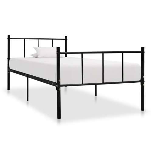 Okvir za krevet crni metalni 90 x 200 cm - Crna 90 x 200 cm Cijena