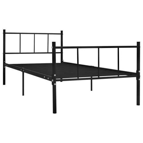 Okvir za krevet crni metalni 90 x 200 cm - Crna 90 x 200 cm Cijena
