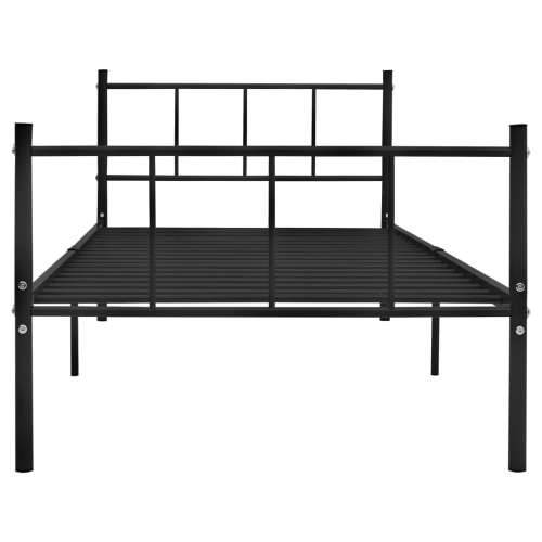 Okvir za krevet crni metalni 90 x 200 cm - Crna 90 x 200 cm Cijena