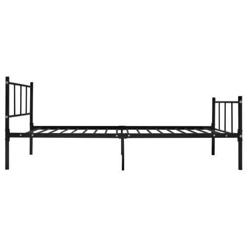Okvir za krevet crni metalni 90 x 200 cm - Crna 90 x 200 cm Cijena