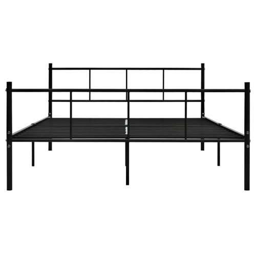 Okvir za krevet crni metalni 140 x 200 cm - Crna 140 x 200 cm Cijena