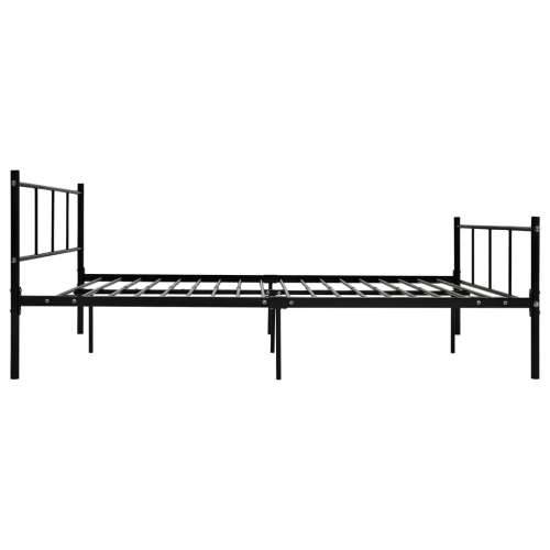 Okvir za krevet crni metalni 140 x 200 cm - Crna 140 x 200 cm Cijena