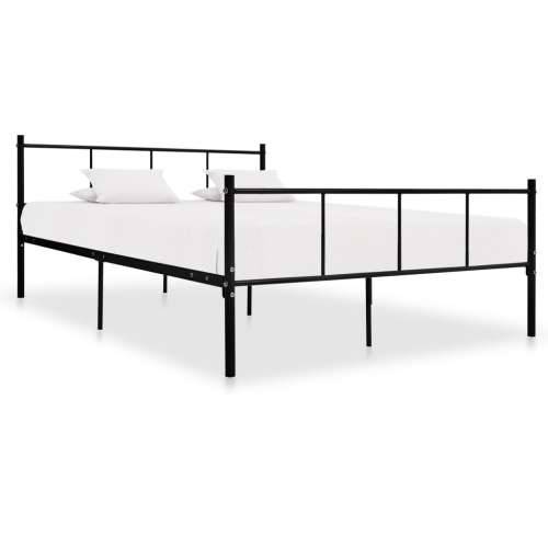 Okvir za krevet crni metalni 160 x 200 cm Crna 160 x 200 cm Cijena