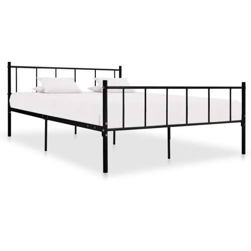 Okvir za krevet crni metalni 180 x 200 cm Crna 180 x 200 cm Cijena