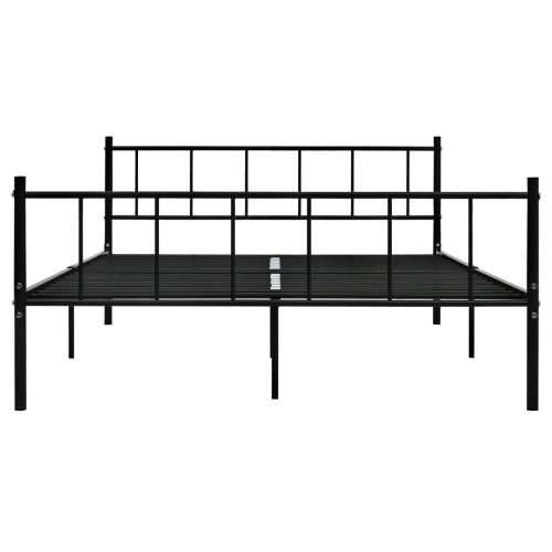 Okvir za krevet crni metalni 180 x 200 cm Crna 180 x 200 cm Cijena